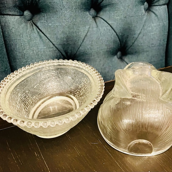 Clear Glass Bunny Covered Dish - Indiana Glass - Picture 5 of 6